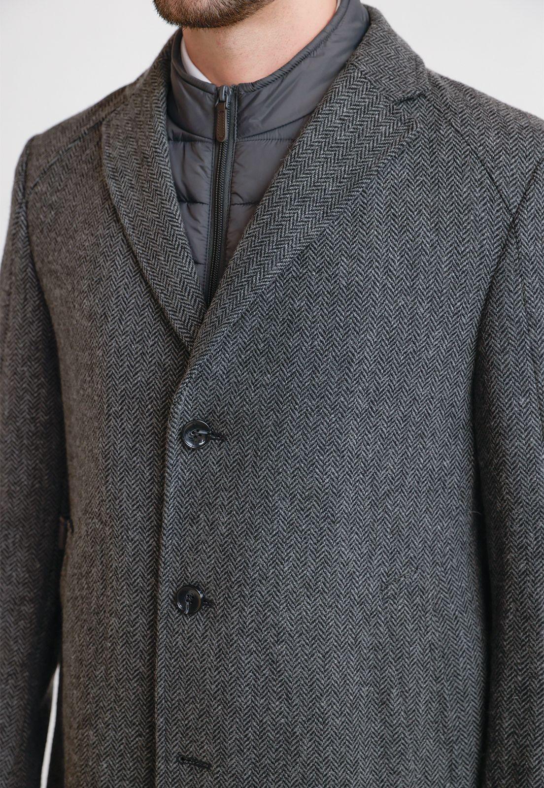 Abrigo Formal Hombre Classic Gris-3
