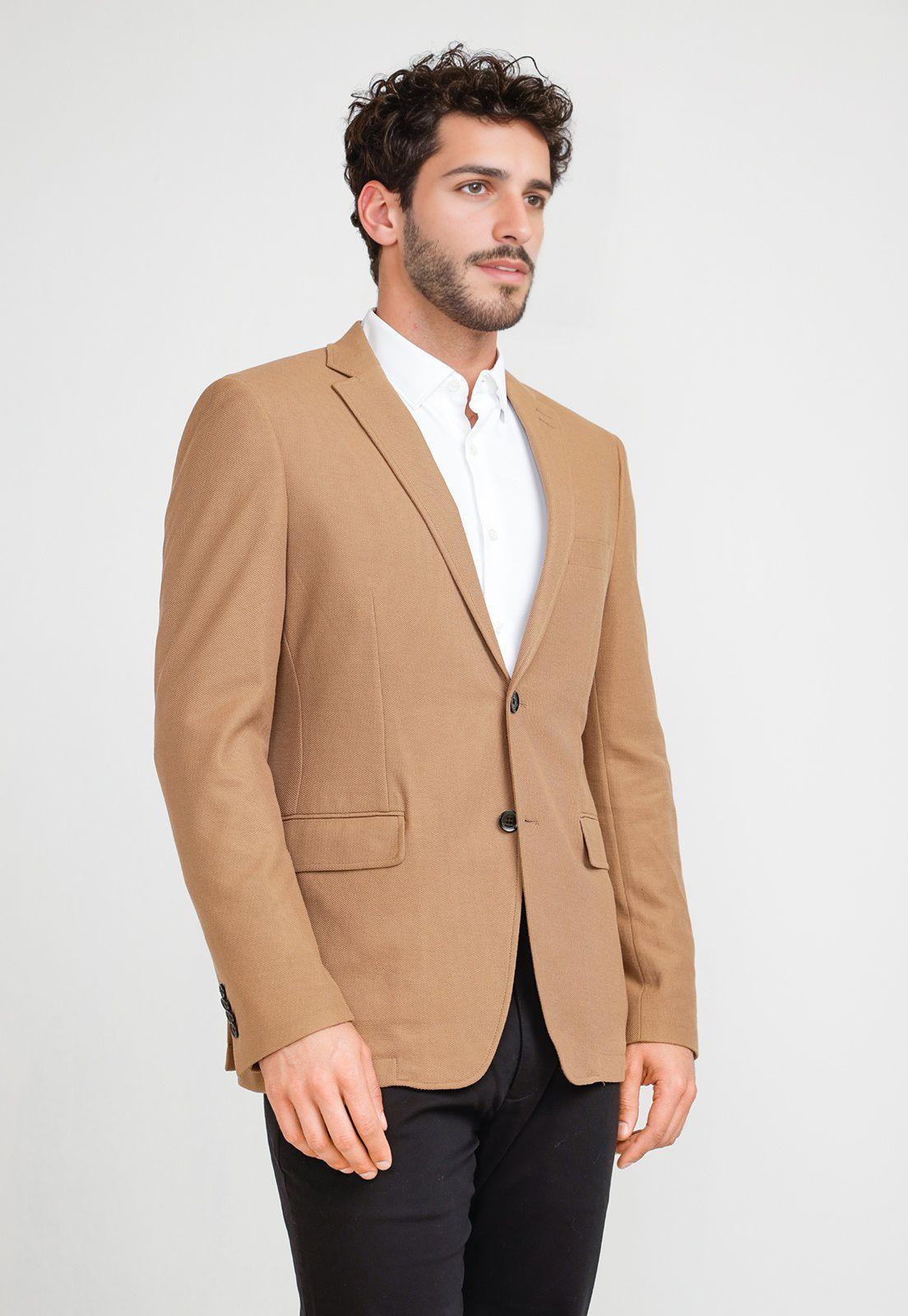 Chaqueta Hombre Stretch Tabaco-0
