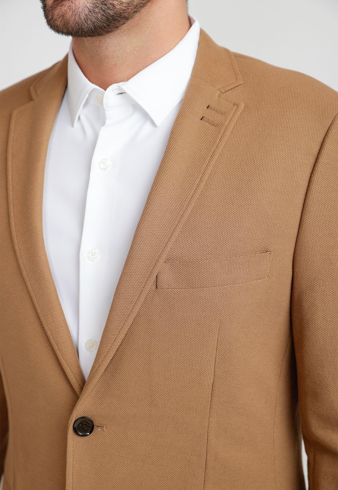 Chaqueta Hombre Stretch Tabaco-2