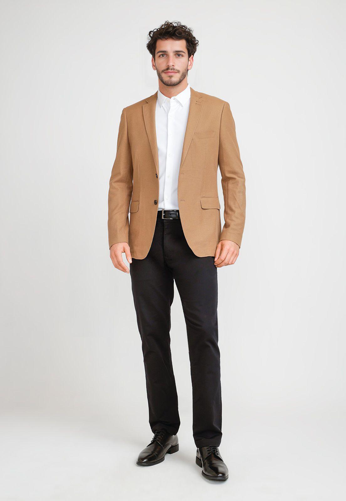 Chaqueta Hombre Stretch Tabaco-3