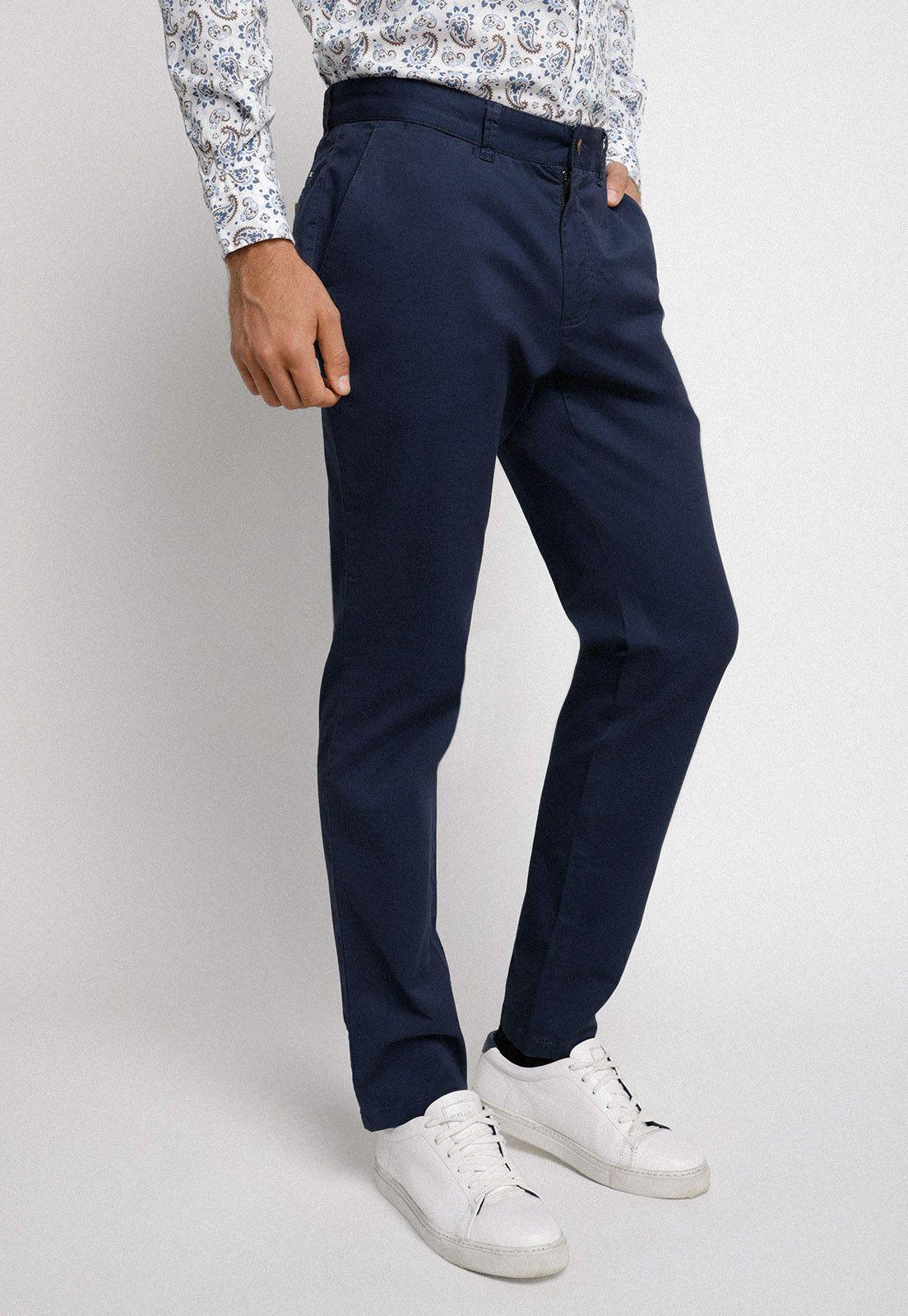 Pantalón vinci azul marino-0