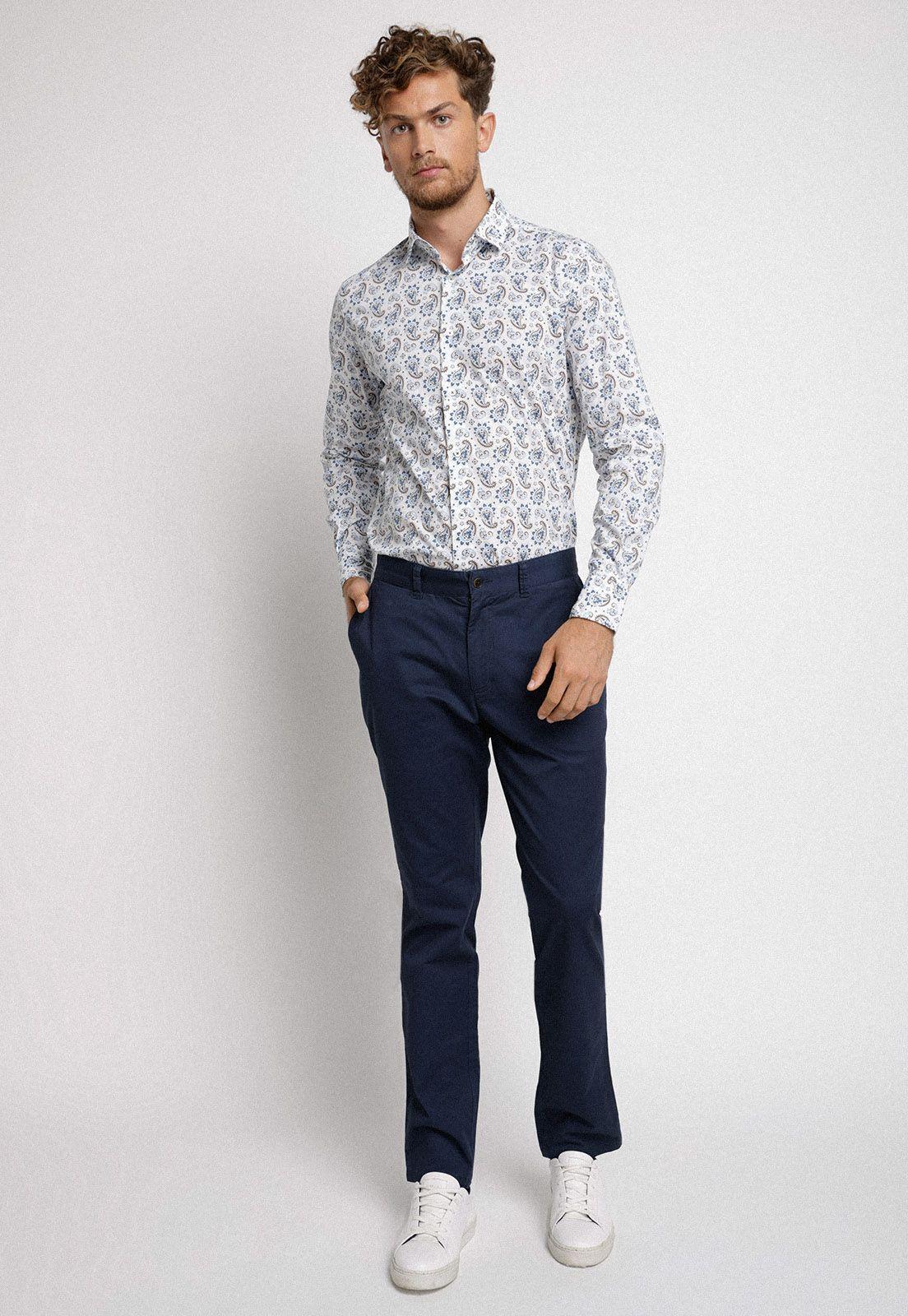 Pantalón vinci azul marino-3