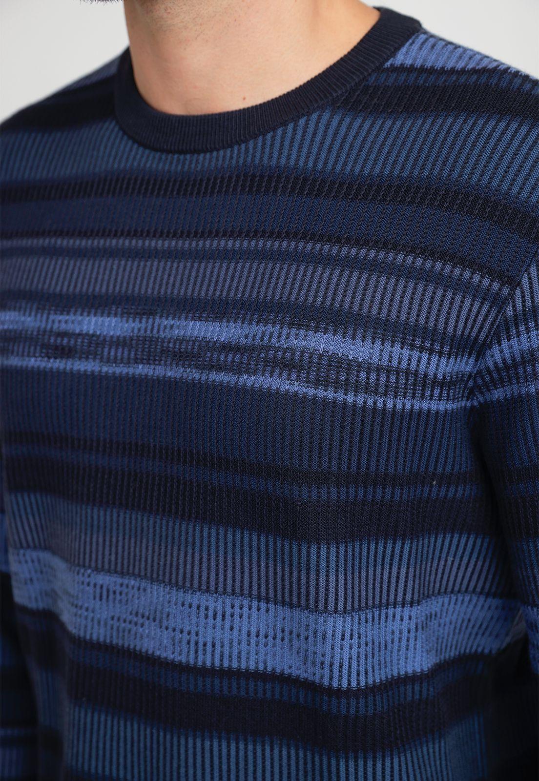 Sweater Hombre Cuello Redondo Navy-2