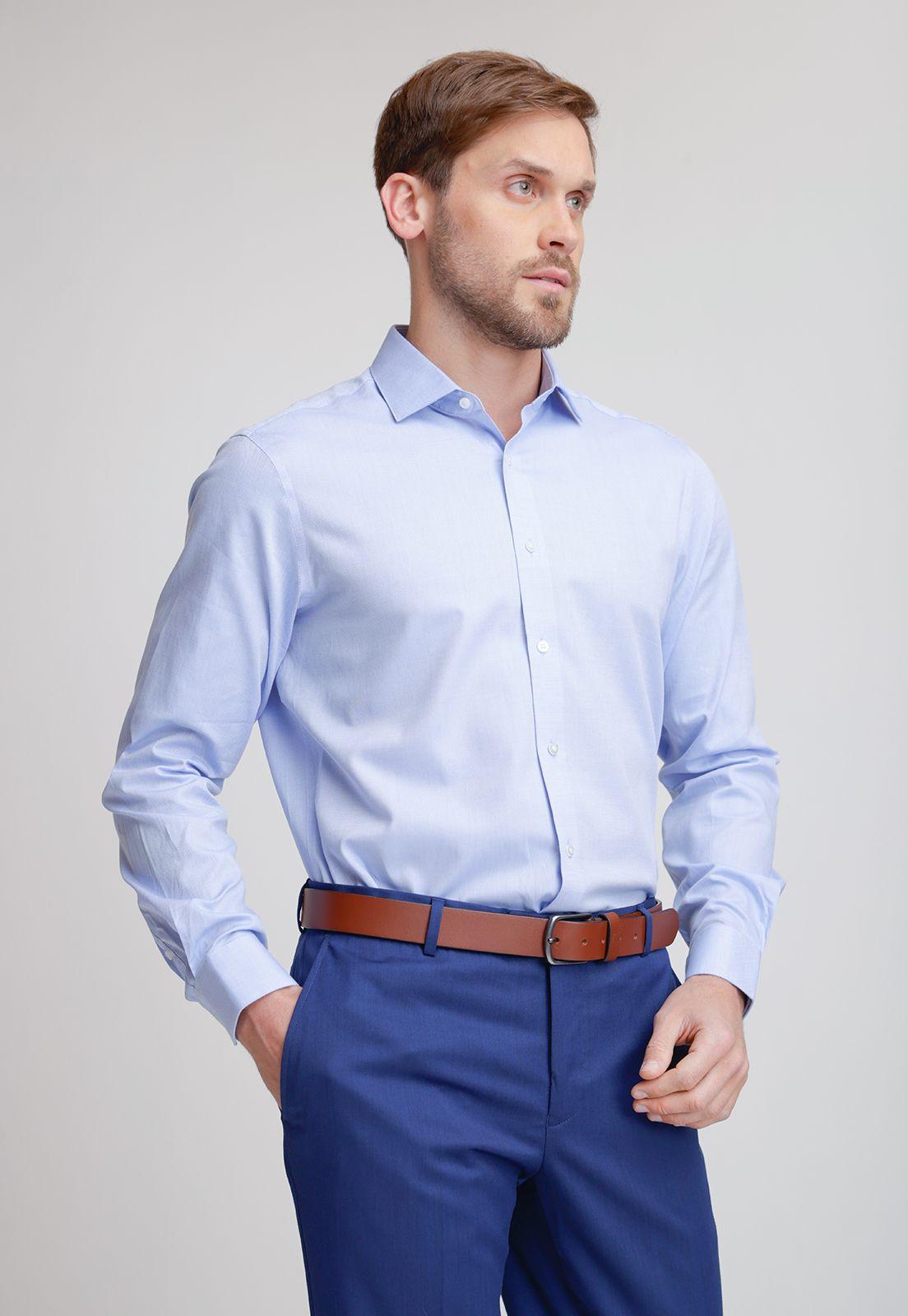 Camisa Celeste Classic B-B483TI20CEF-0
