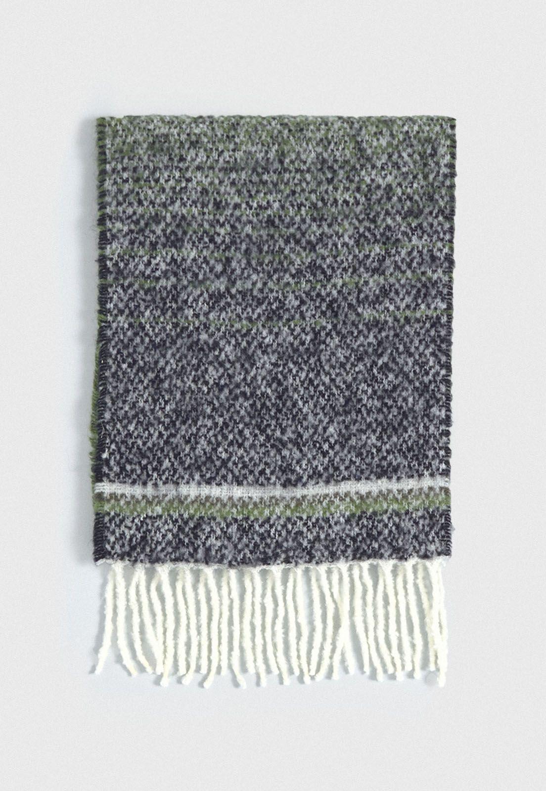 Bufanda Mujer Verde Melange-2