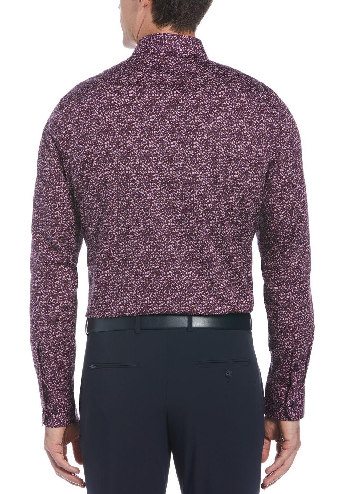 Camisa Estampado Floral Púrpura-1