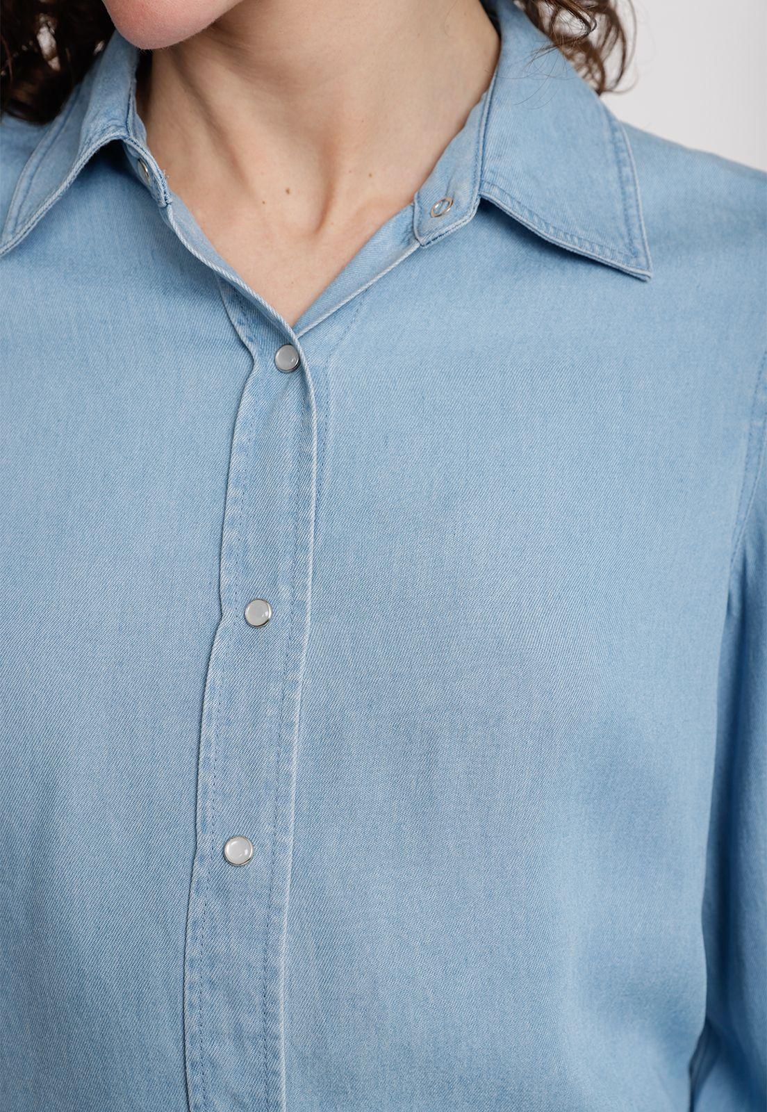 Blusa Tencel Celeste Alix Mujer-2
