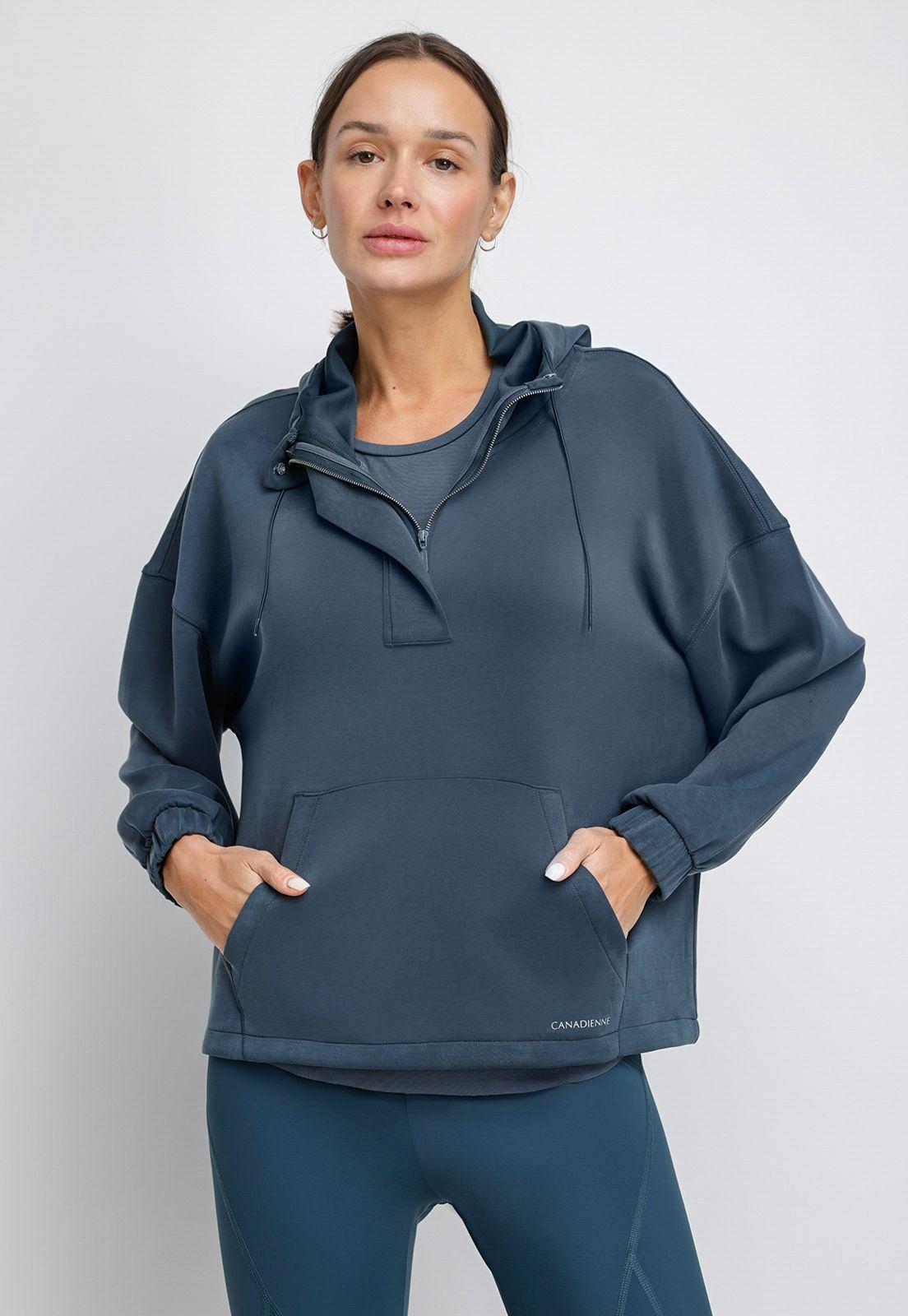 Polerón De Mujer Malta Petroleo-0