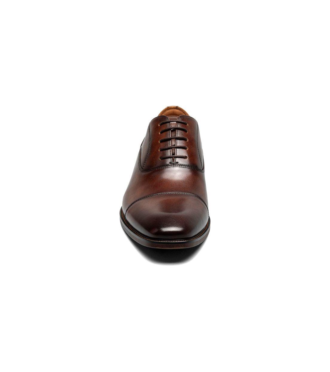 Zapatos Formal Hombre Sorrento Lux Cap Toe Bal Café-1