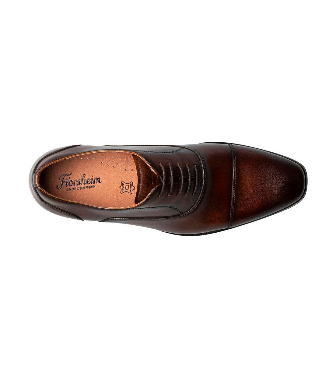 Zapatos Formal Hombre Sorrento Lux Cap Toe Bal Café-5