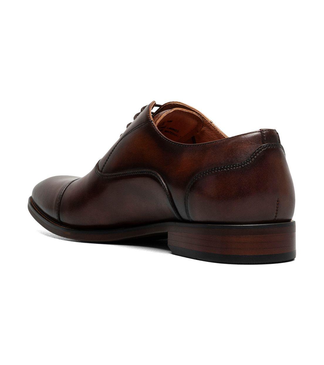 Zapatos Formal Hombre Sorrento Lux Cap Toe Bal Café-7