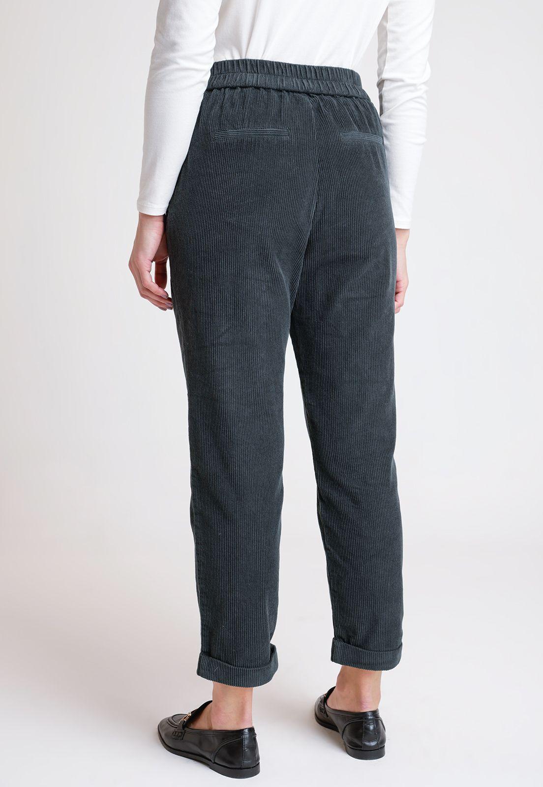 Pantalón De Mujer Modelo Ilana Color Petroleo-1