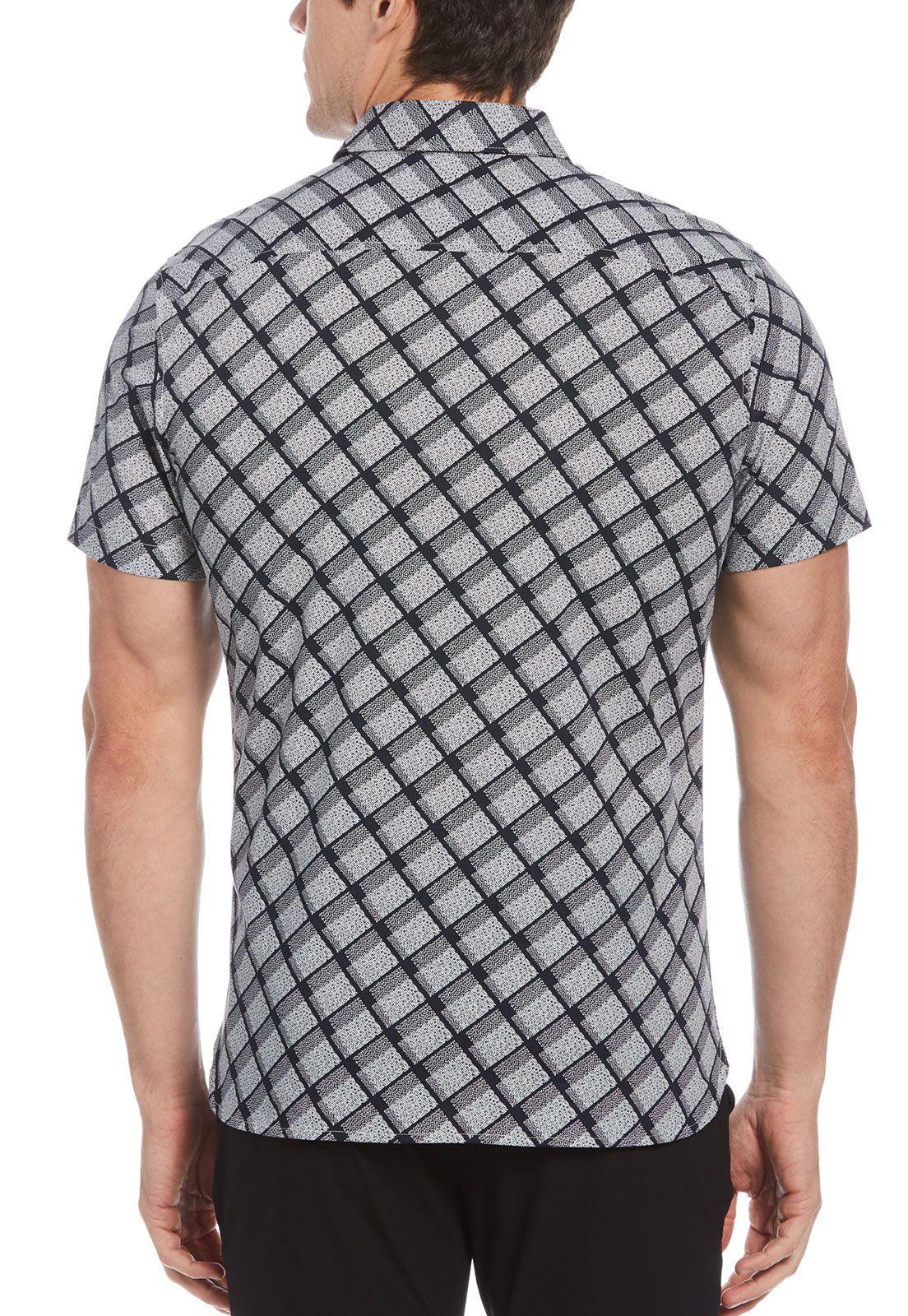 Camisa Casual Estampada Navy-1