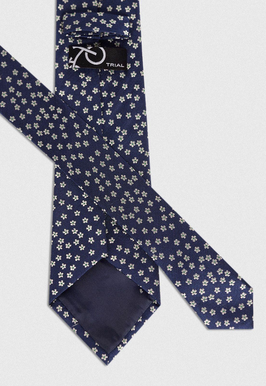 Corbata Formal Hombre Travel Seda Azul Marino-2