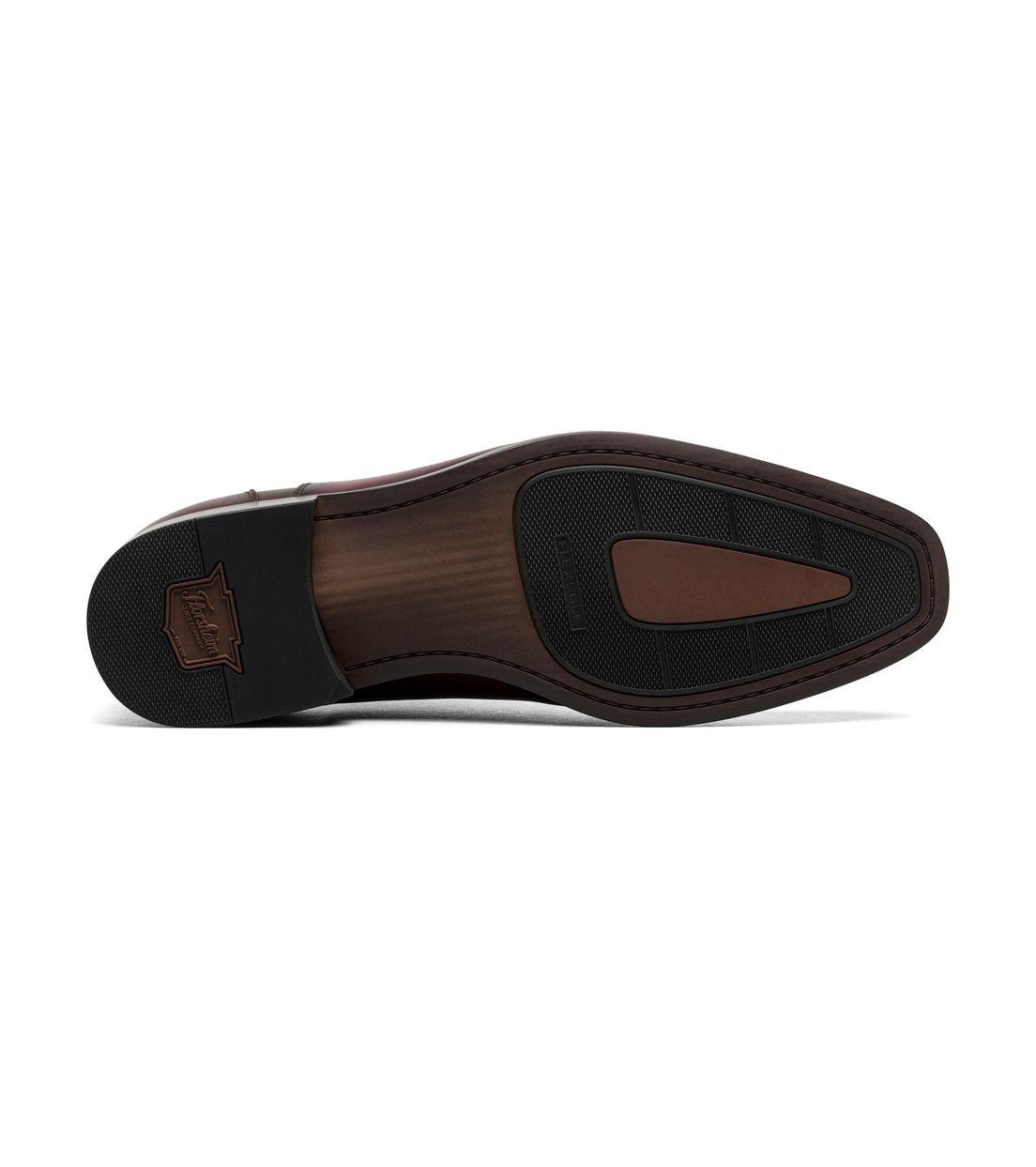 Zapatos Formal Hombre Sorrento Lux Cap Toe Bal Burdeo-6