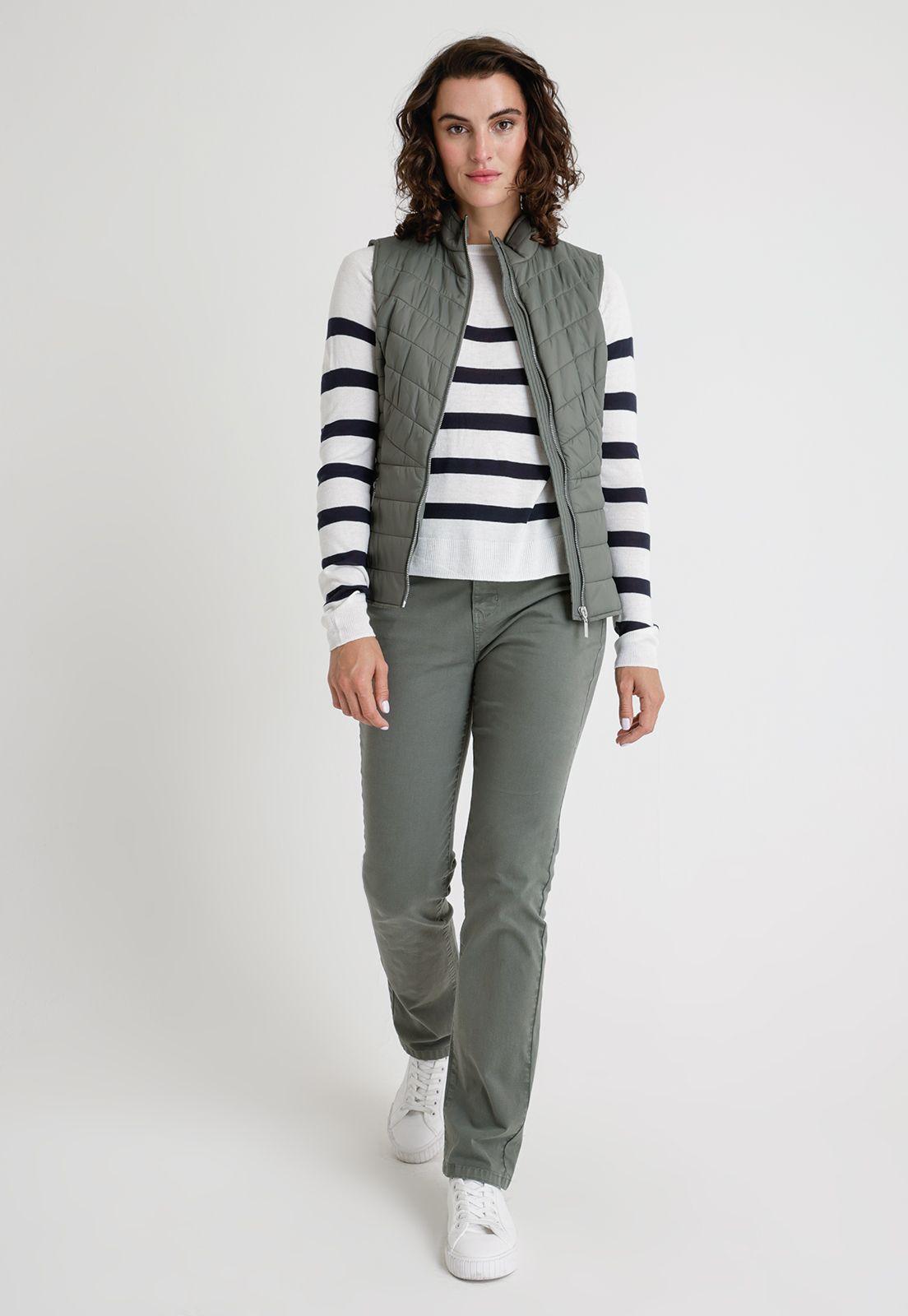 Parka De Mujer Modelo Granizo Color Salvia-3