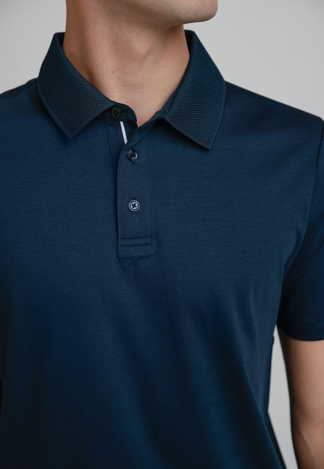 Polera Hombre Polo Manga Corta Navy-2