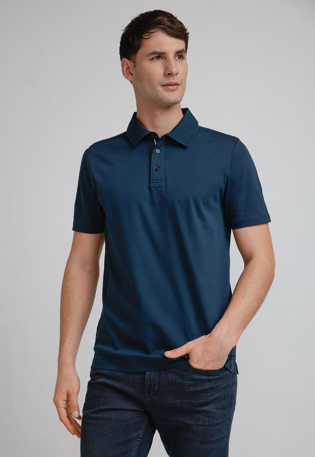 Polera Hombre Polo Manga Corta Navy 4IFK7060-0