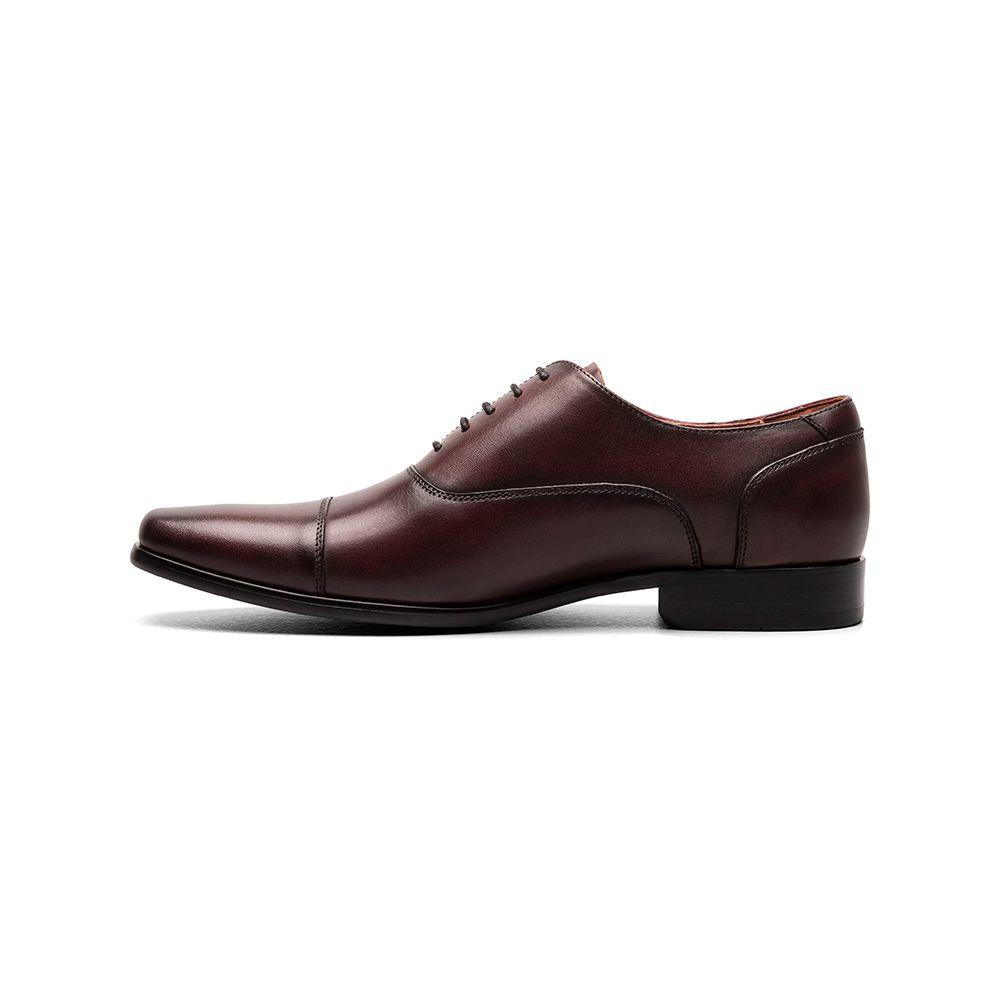 Zapatos Postino Cap Toe Oxford Burdeo-1