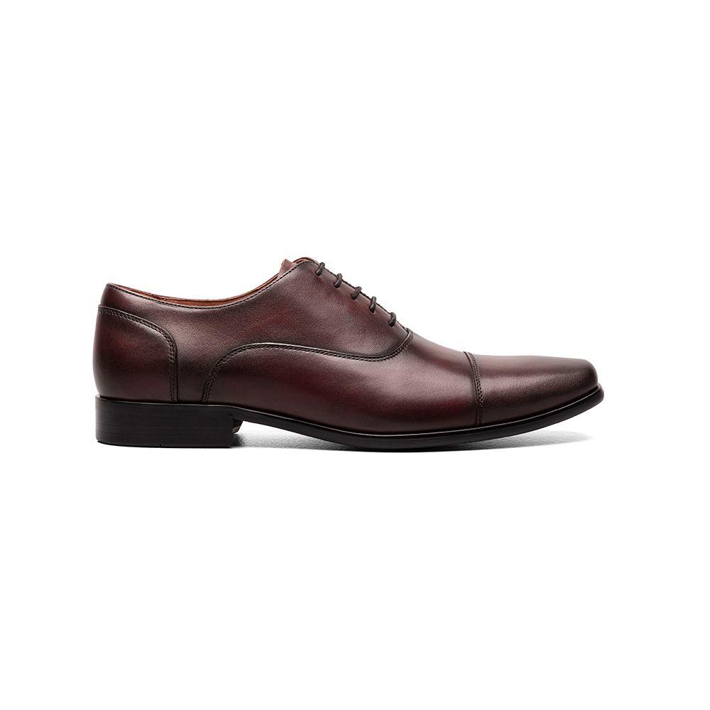 Zapatos Postino Cap Toe Oxford Burdeo-2