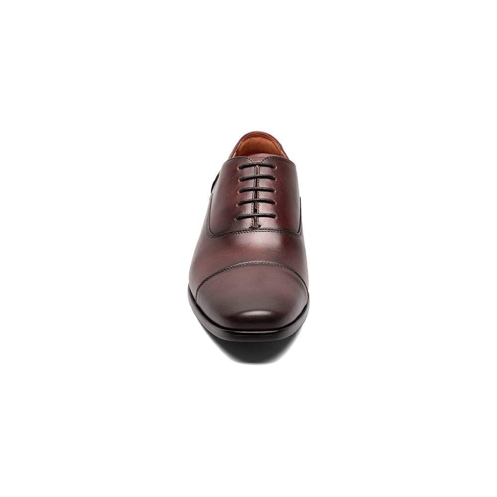 Zapatos Postino Cap Toe Oxford Burdeo-4