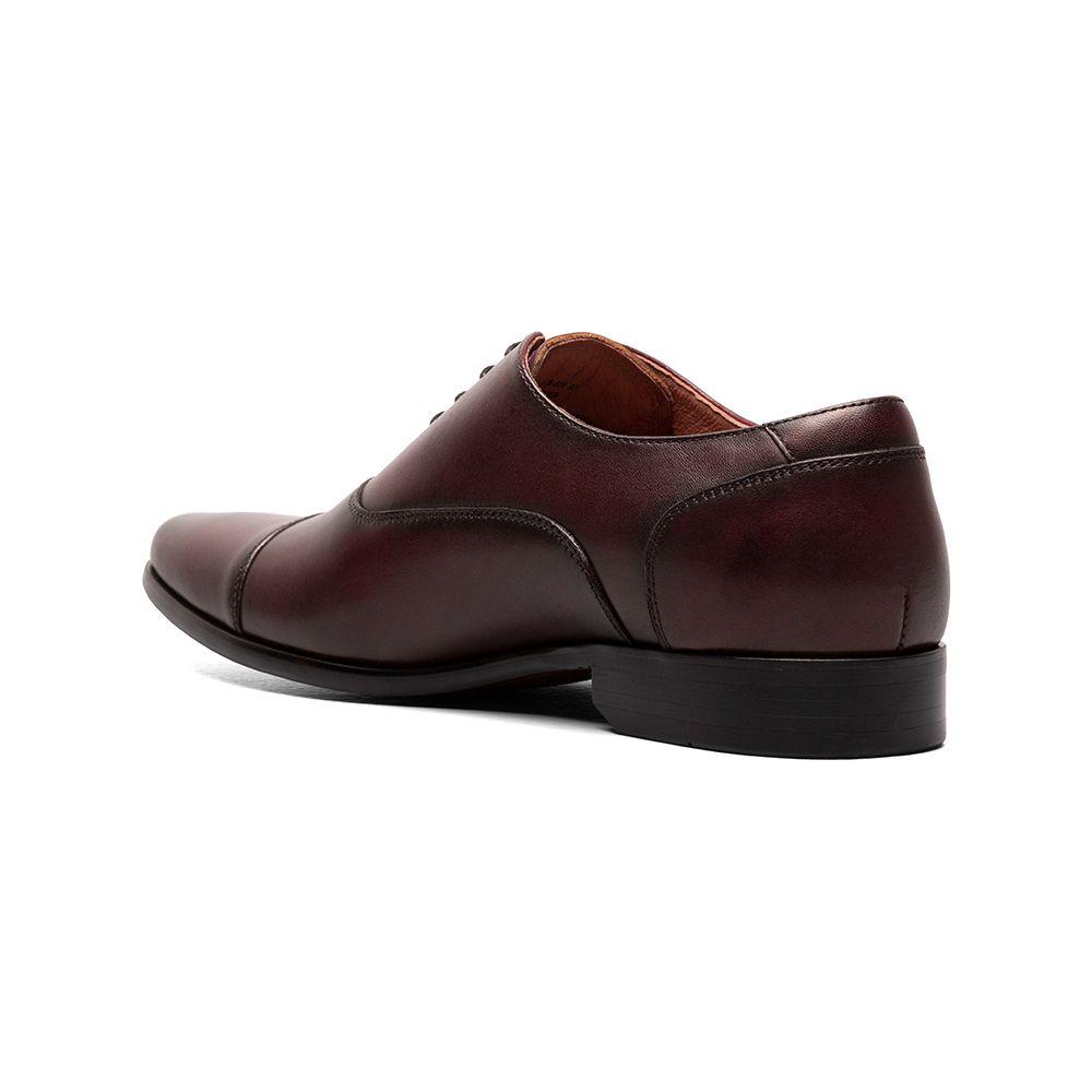 Zapatos Postino Cap Toe Oxford Burdeo-7
