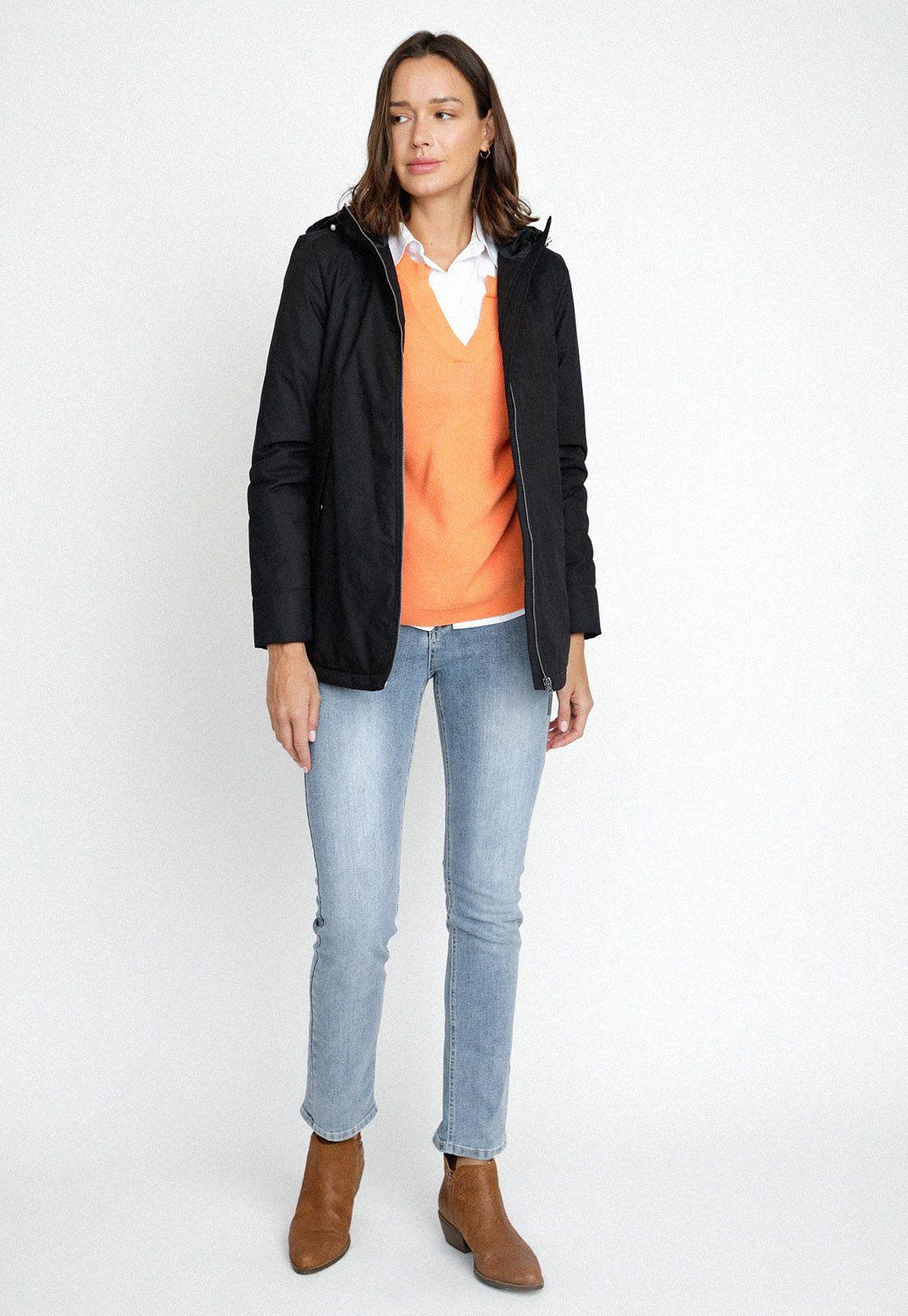 Parka De Mujer Ceylán Color Negro-3
