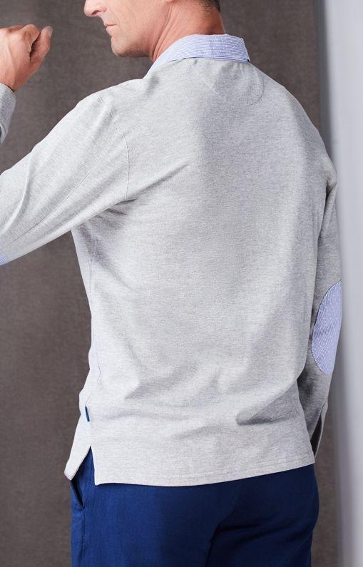 Polera Metropoli Gris Claro-3