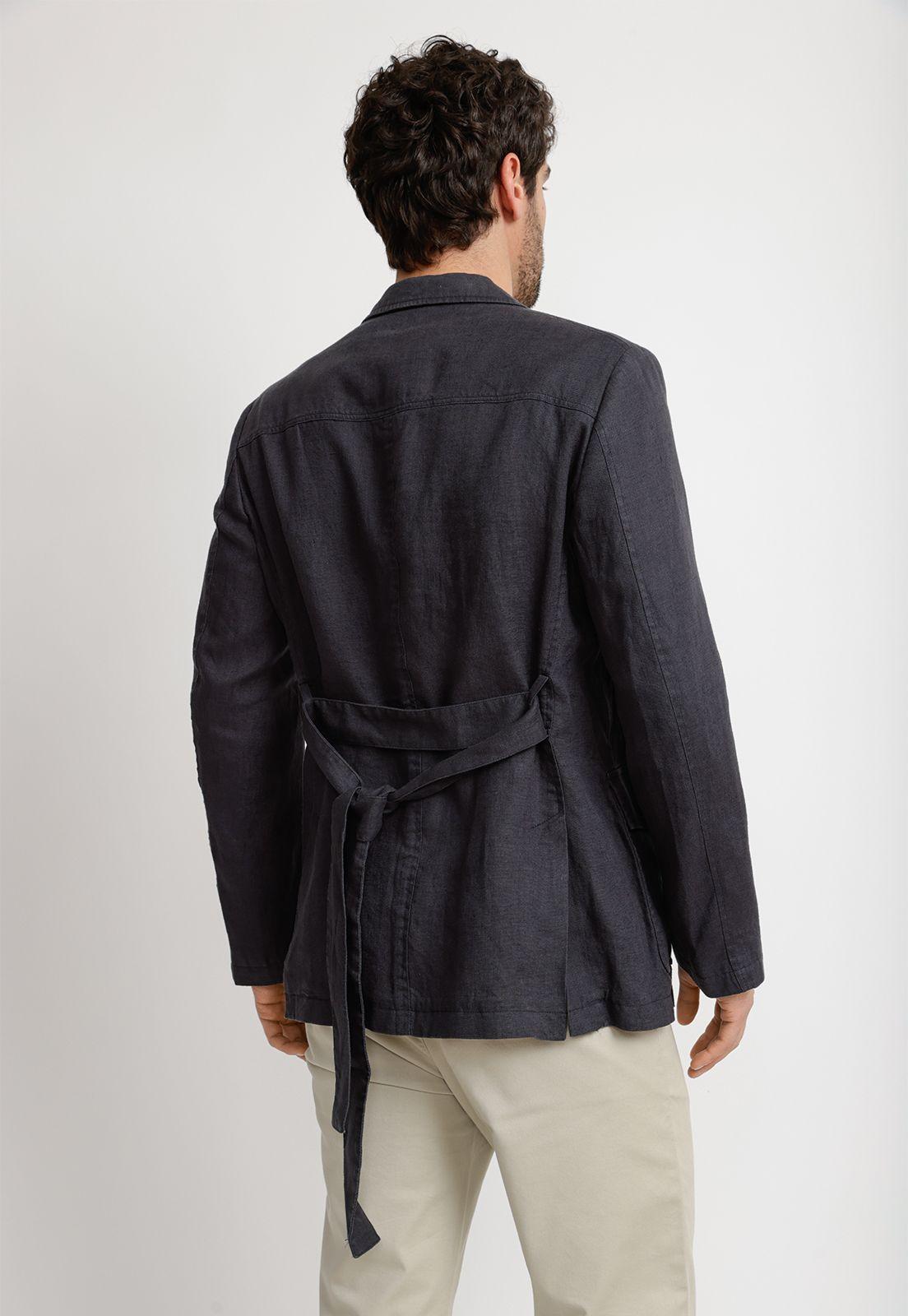 Chaqueta Hombre Lino Navy MARROQUI-1