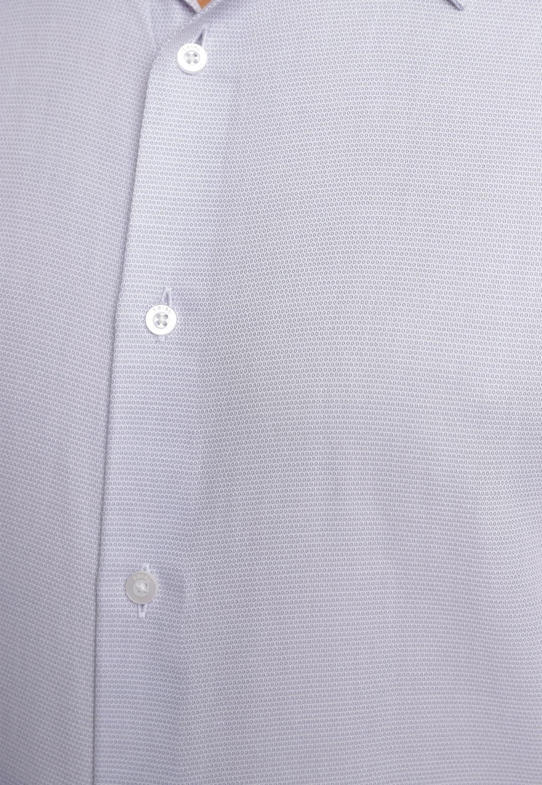 Camisa hombre formal executive dobby gris claro-3