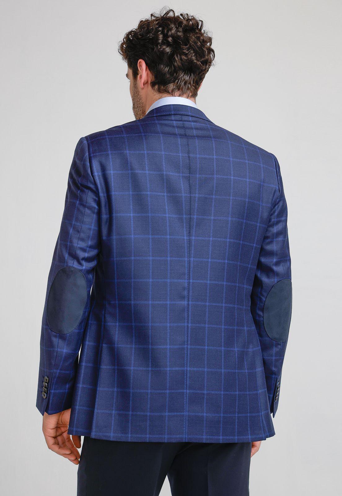 Chaqueta Hombre Formal Lana S100'S Classic Azul-1