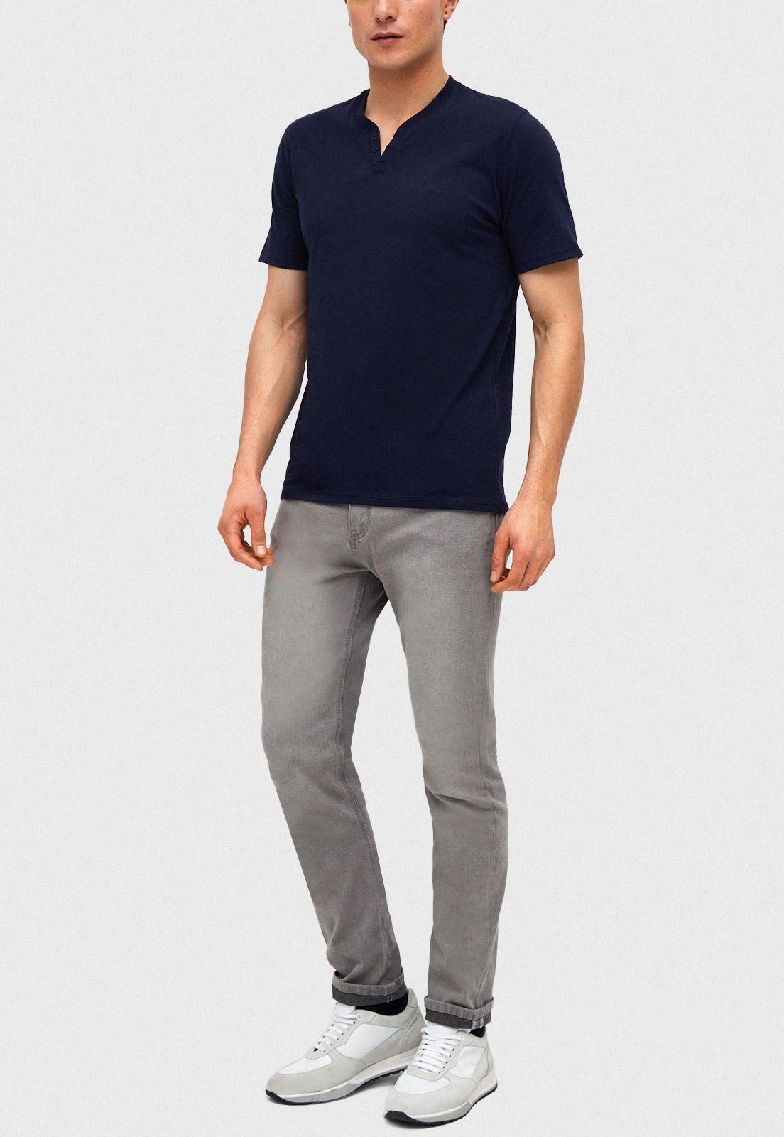 Polera Básica Hella Azul-3