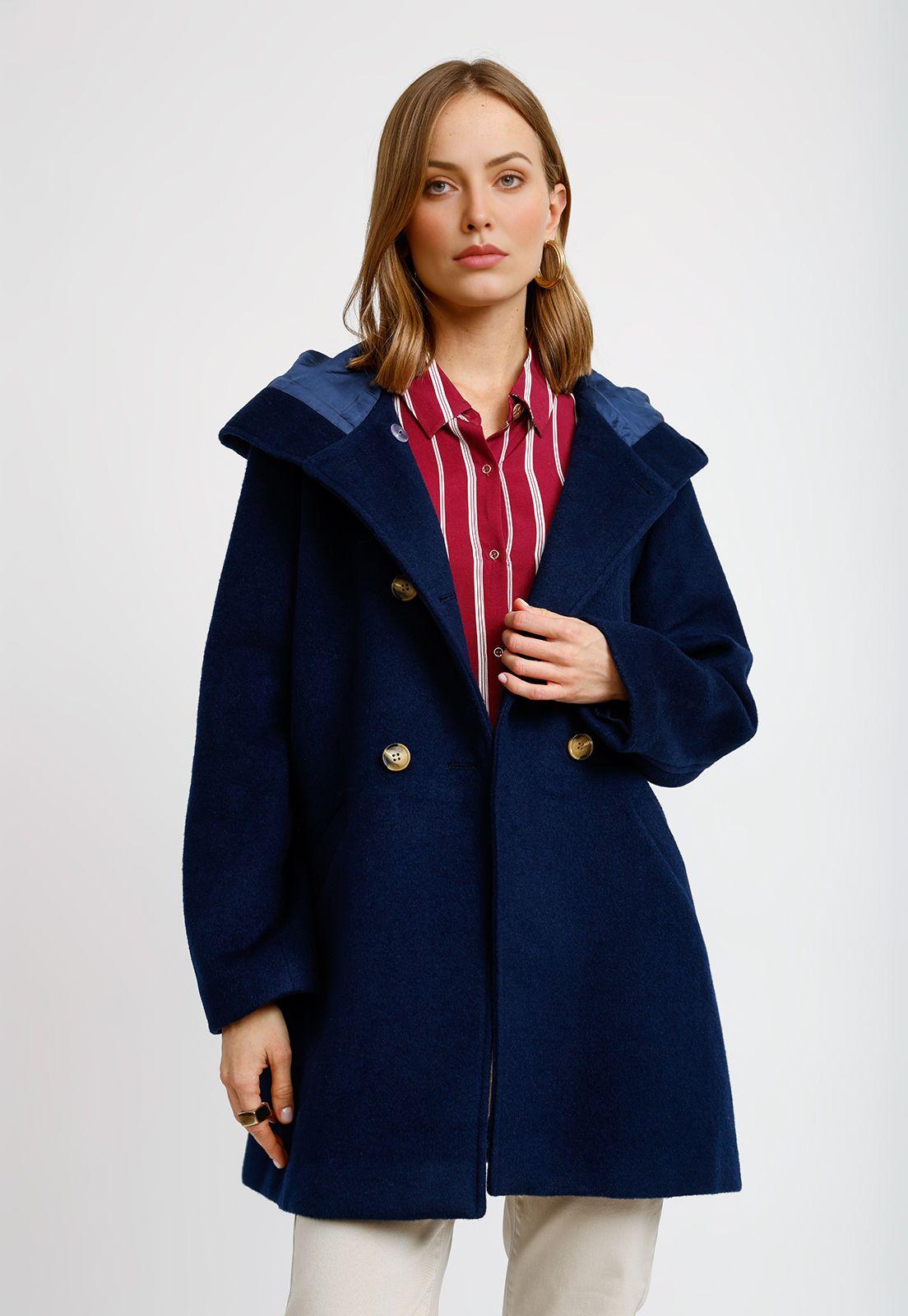 Chaquetón Lana Navy Moana Mujer-0