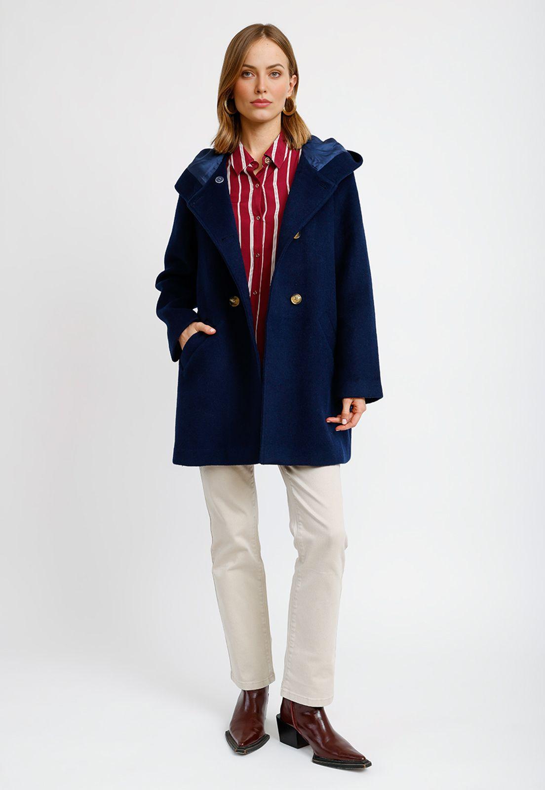 Chaquetón Lana Navy Moana Mujer-3