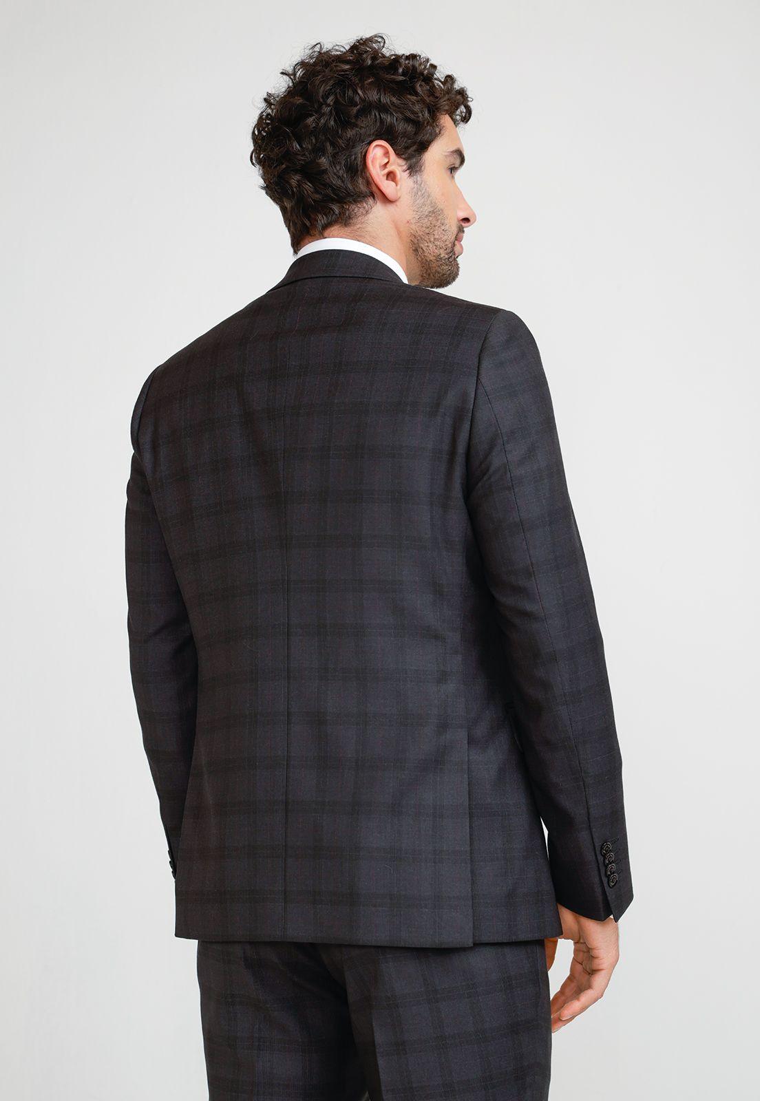 Chaqueta Hombre Traje Suit Separates Washable Negro-1