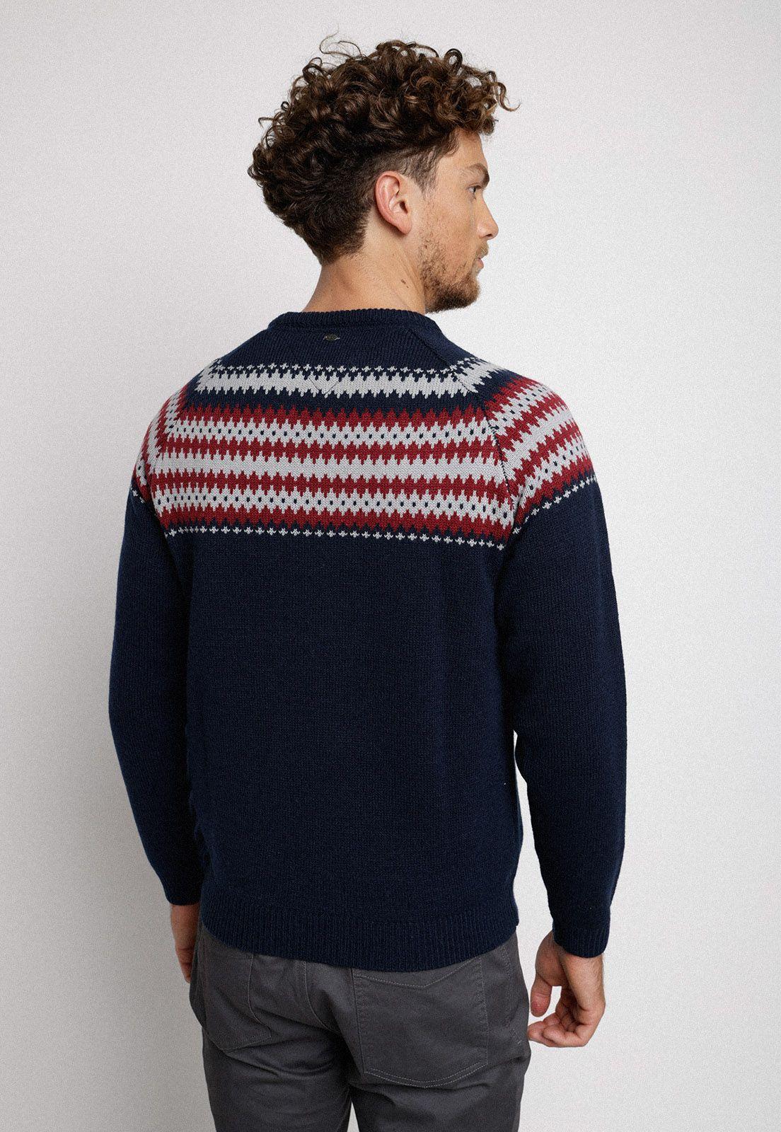 Sweater Petrovich Tribal azul marino-1
