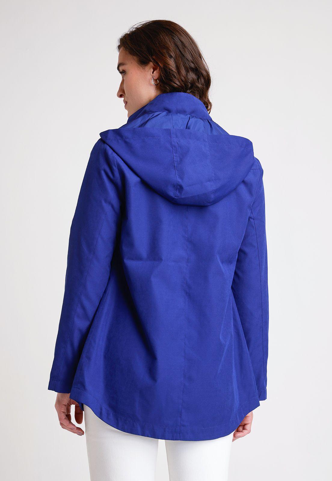 Impermeable de Mujer Modelo Bao Color Azul-1