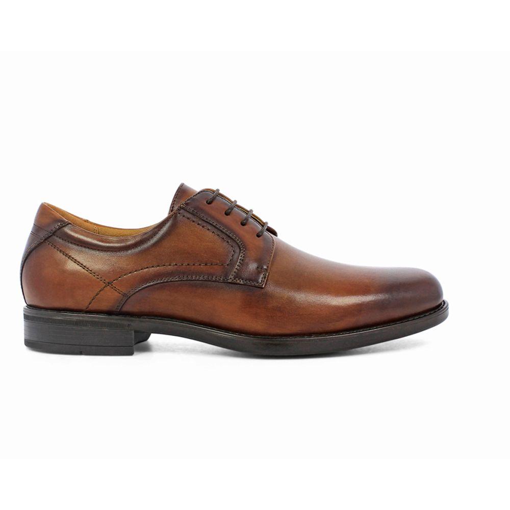 Zapato Midtown Plain Toe Oxford Cognac-1