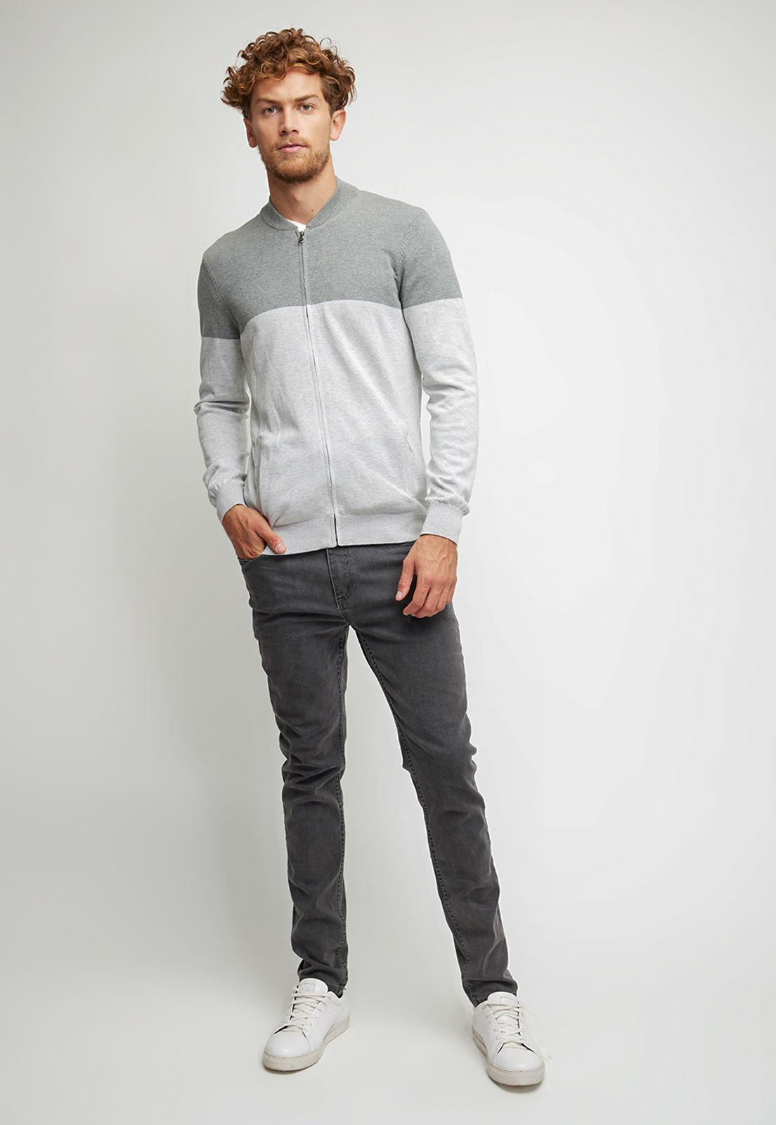 Sweater bomber gris-3