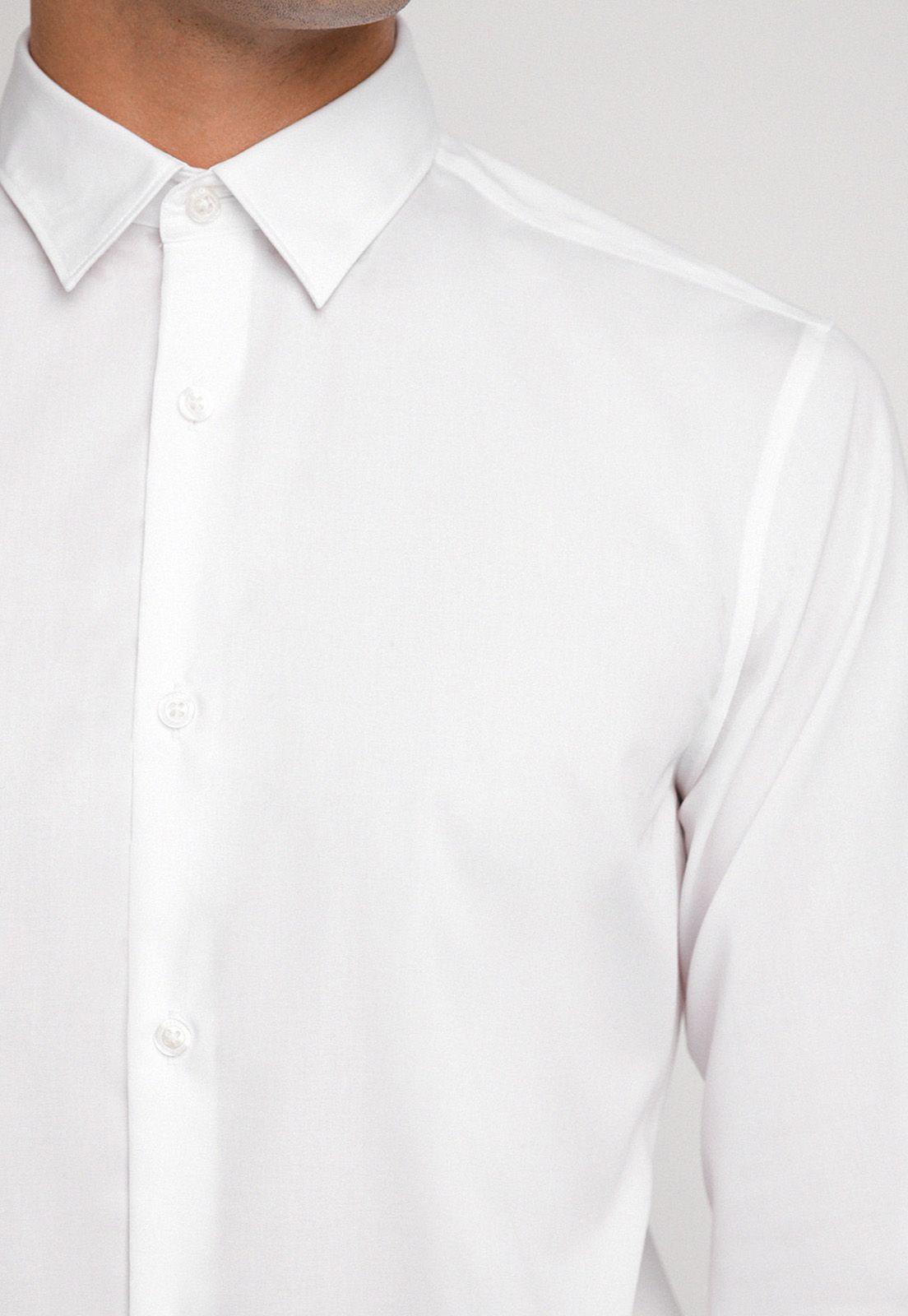 Camisa Formal Hombre Non Iron (No Se Plancha) Blanco-2