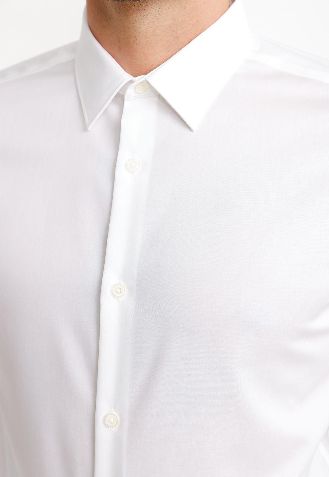 Camisa Formal Hombre Non Iron (No Se Plancha) Blanco-2