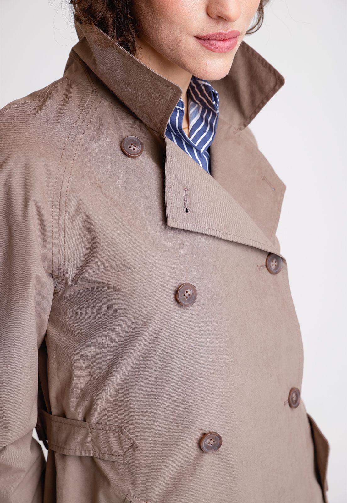 Impermeable De Mujer Modelo Dai Color Cafe-2