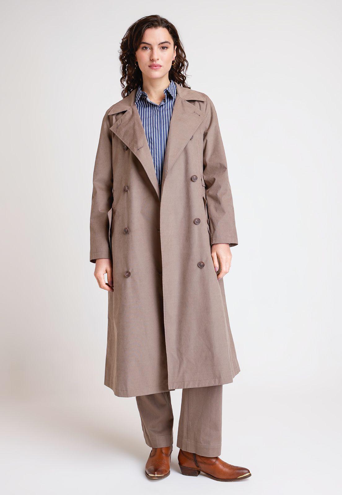Impermeable De Mujer Modelo Dai Color Cafe-3