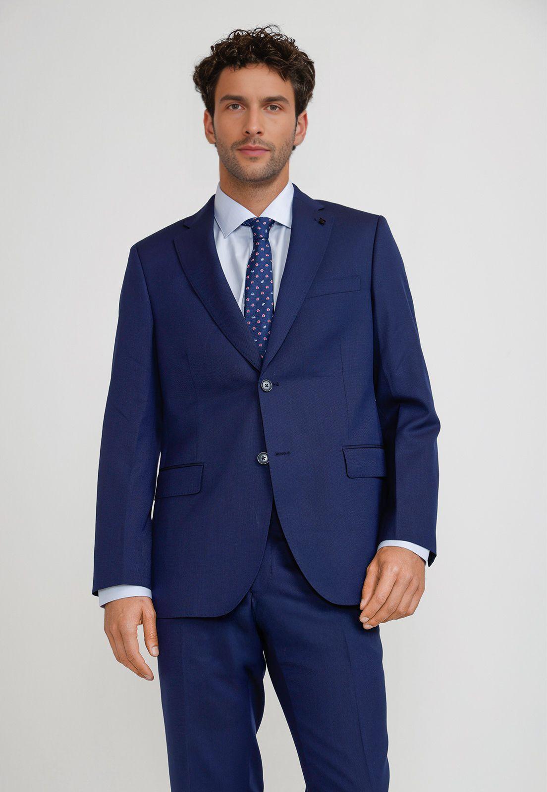 Traje Hombre Formal Executive Azul Marino-0