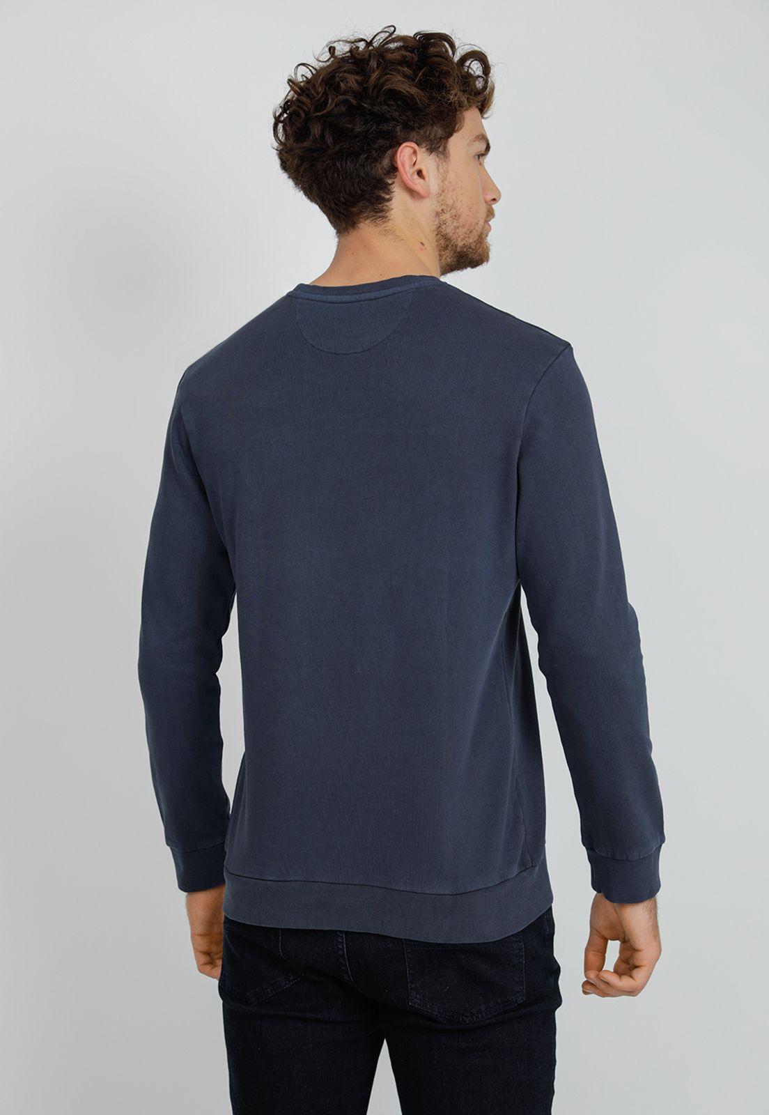 Polerón hombre Casual Slim Fit Whitney Algodón Azul marino-1