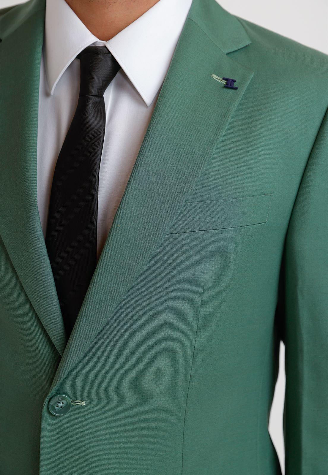 Traje Hombre Formal Graduación Verde Claro-2