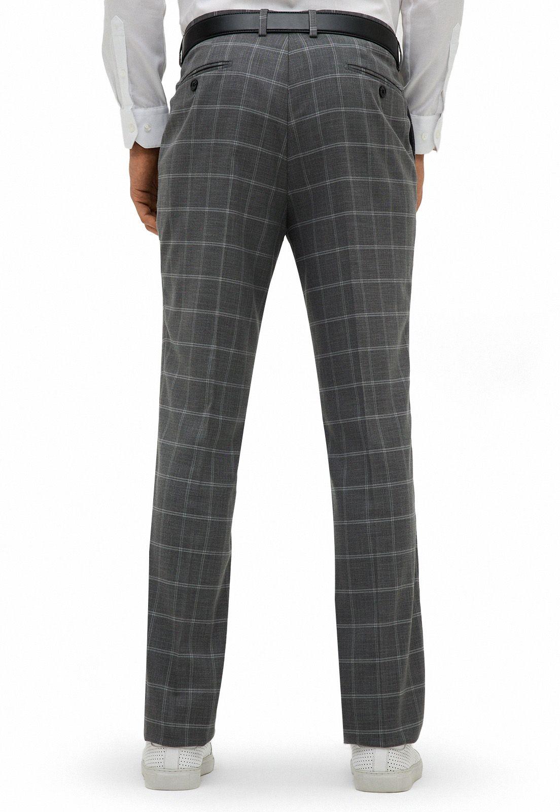 Pantalón Suit Separate Washable Gris Oscuro-1