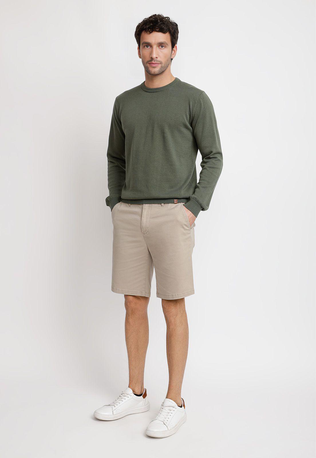 Bermuda Algodón Valerio Beige-3