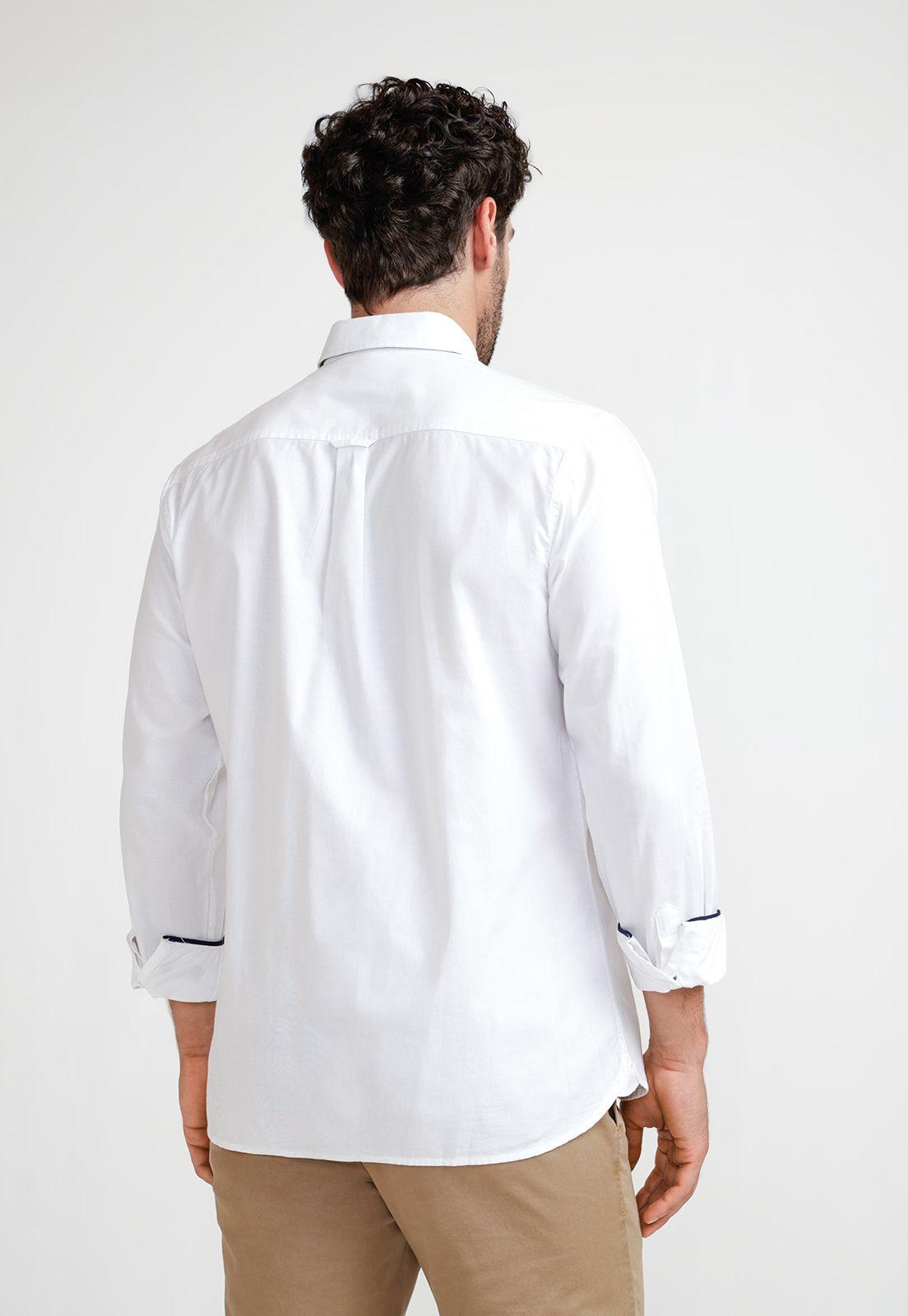 Camisa Oxford Hombre Blake Blanco-1