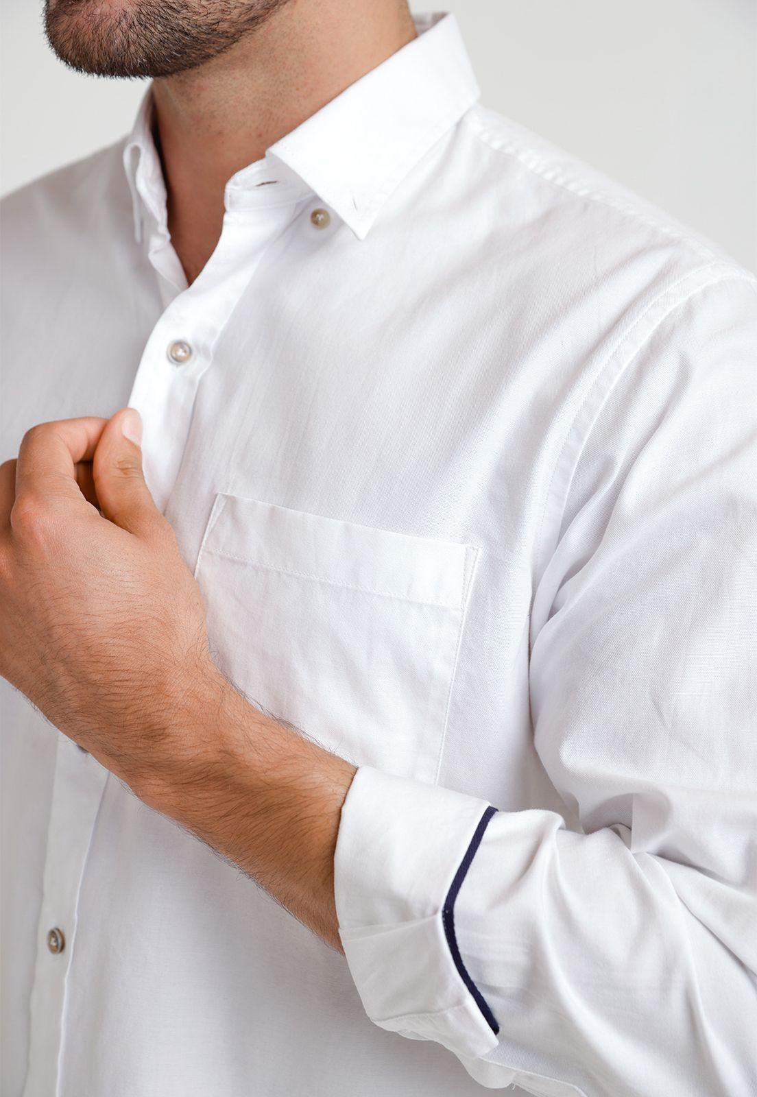 Camisa Oxford Hombre Blake Blanco-2